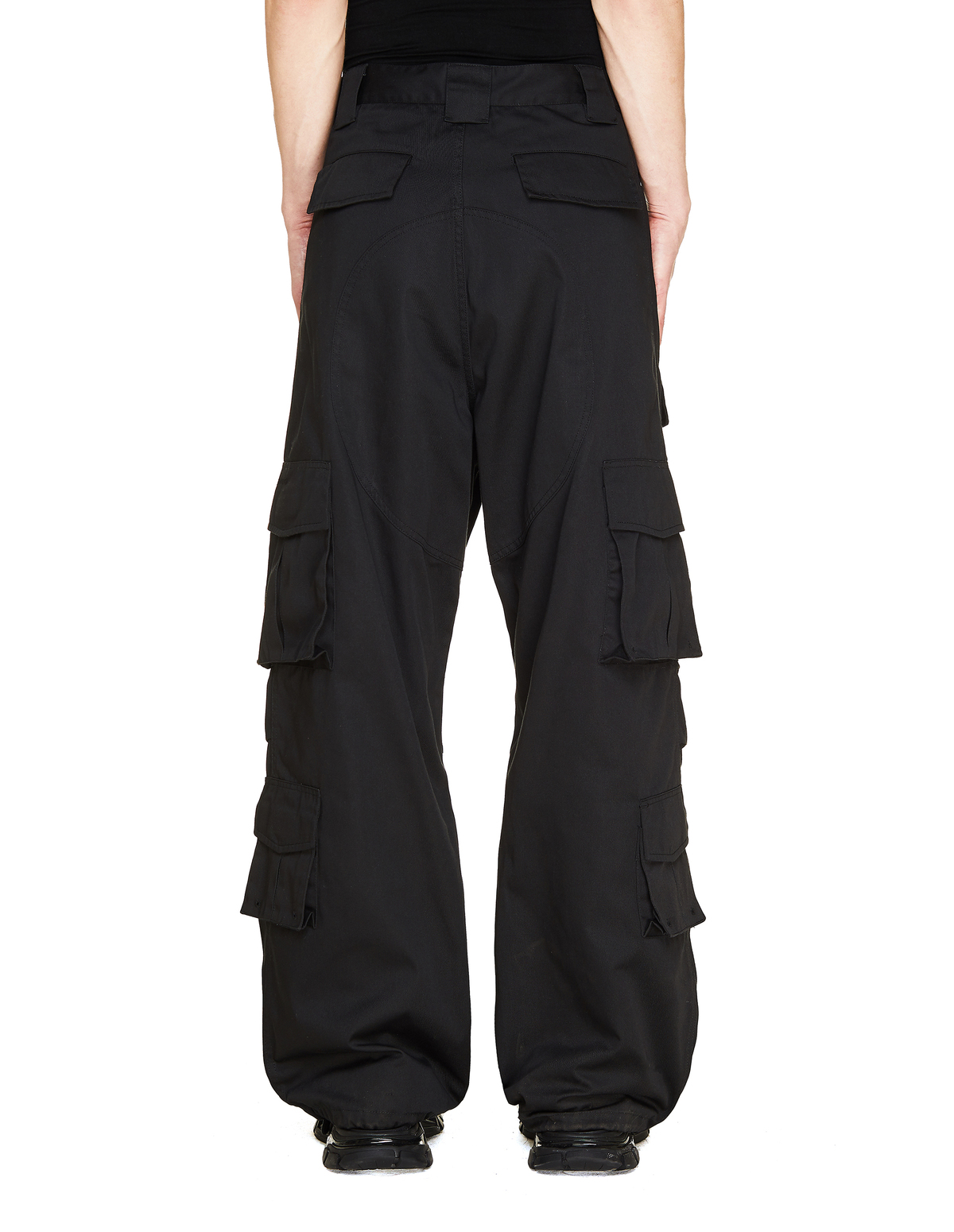 【関税&送料込】Balenciaga Trousers Black Balenciaga triple-waist Trousers | Black | FARFETCH
