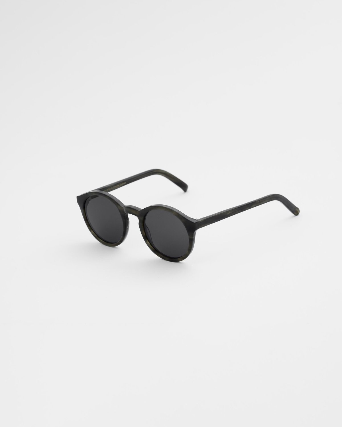 Monokel Eyewear Barstow Sunglasses in Green Demi Monokel Eyewear | Barstow | Brown Tortoise Acetate & Grey  main image 4
