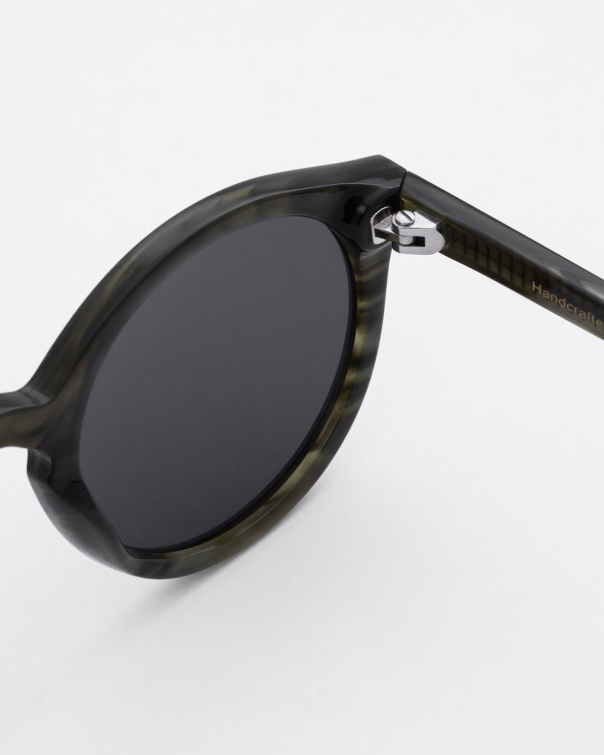 Monokel Eyewear Barstow Sunglasses in Green Demi Monokel Eyewear | Barstow | Brown Tortoise Acetate & Grey  main image 3