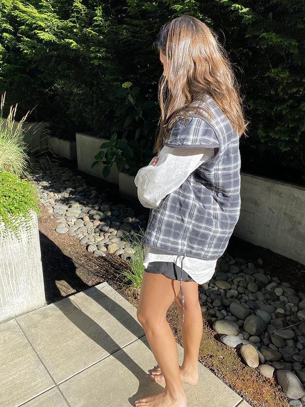 BLESS n°69 SS2021 Liningvest Bless Liningvest - Laundry/Blue Check | Garmentory