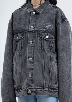 small black denim jacket