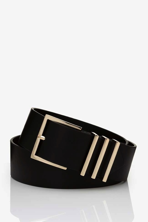 Anine Bing Andrea Belt - True Black | Garmentory display picture 3