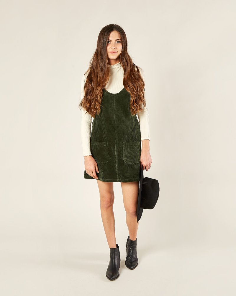 slim fit dress slacks Wild Fable Women's Sleeveless Corduroy Overall Mini Dress – Biggybargains main image 0