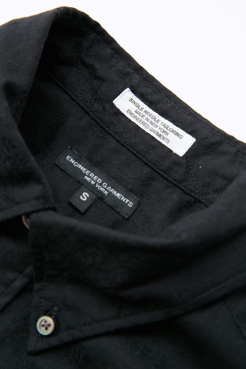 トップス E.G. 20AW 19th BD Shirts Floral Damask-S Engineered Garments 19 Century Cotton Floral Damask BD Shirt