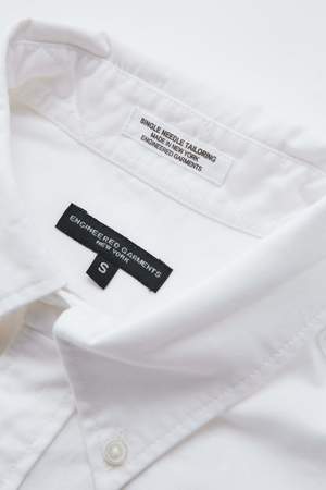 Engineered Garments Cotton Oxford 19 Century BD Shirt - White Engineered Garments Cotton Oxford 19 Century BD Shirt - White