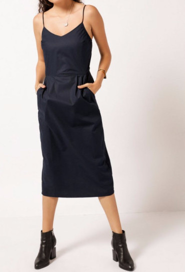 Objects Without Meaning Strappy Dress / Navy Objects Without Meaning Strappy Dress / Navy