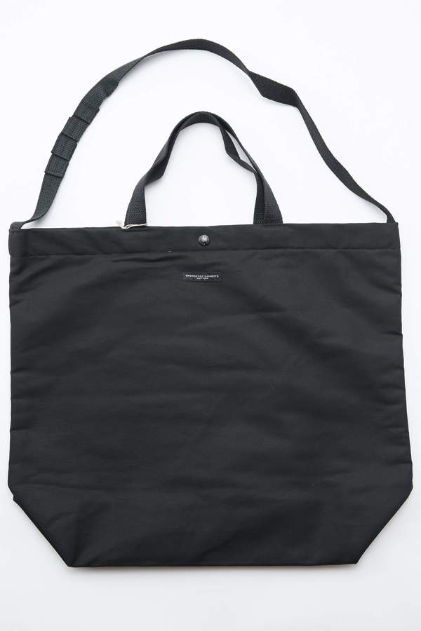 Engineered Garments Cotton Double Cloth Carry All Tote Black Garmentory