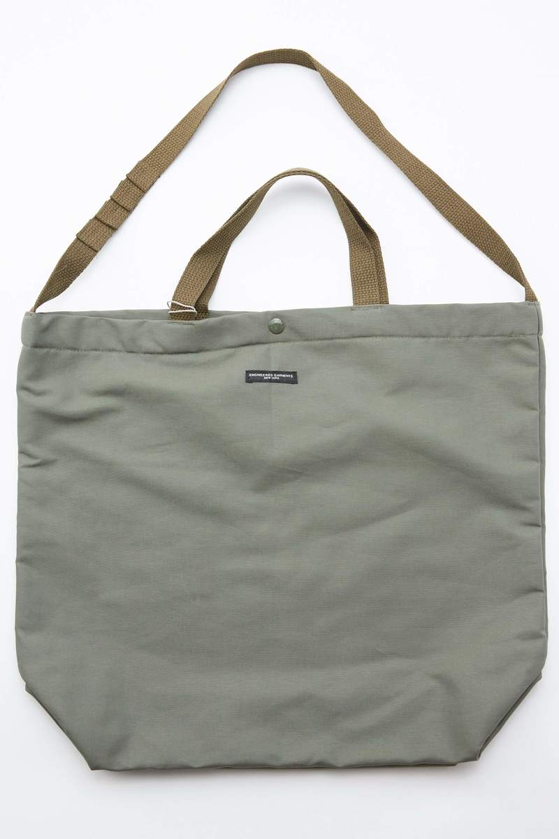 Engineered Garments Cotton Double Cloth Carry All Tote - Olive