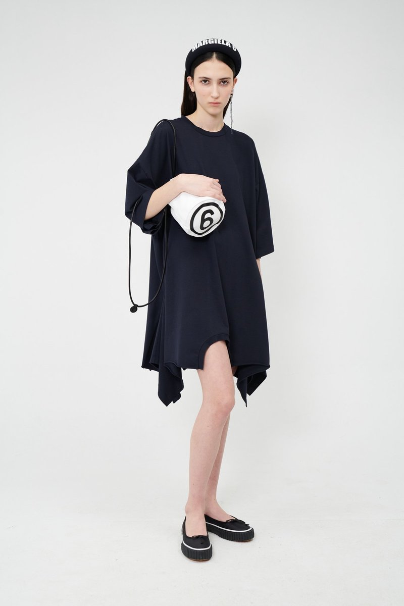 【関税＆送料込み】Mm6 Maison Margiela Cotton T-Shirt Dress MM6 Maison Margiela Cotton Poplin Shirt Dress in White | WE