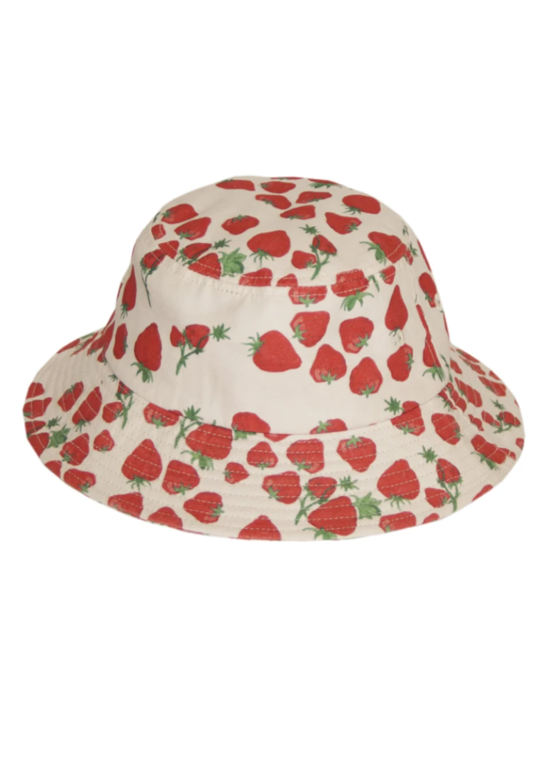 strawberry bucket hat