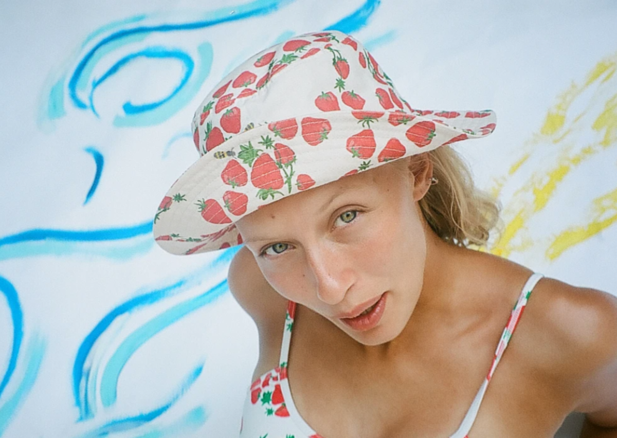 Helmsted Strawberry Bucket Hat | Garmentory display picture 2