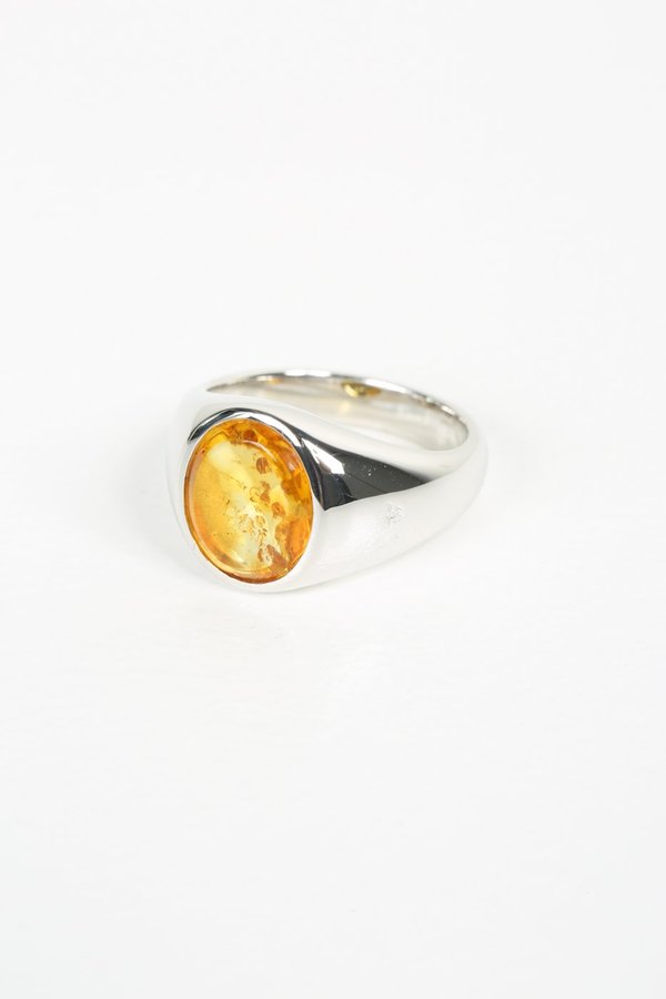 アクセサリー me TOM WOOD Peaky Ring Orange Amber Tom Wood LIZZIE RING - ORANGE AMBER | Garmentory
