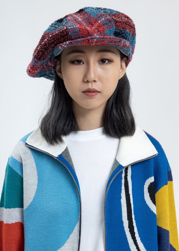 Charles Jeffrey Loverboy Oversized Flat Cap - Multicolor | Garmentory