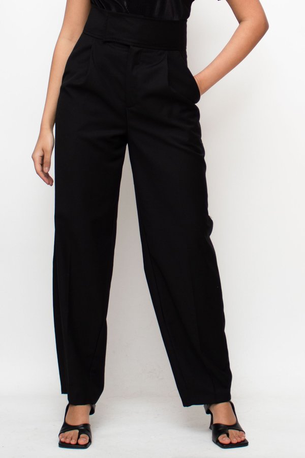 W A N T S Straight-leg Pants - Black W A N T S Straight-leg Pants - Black