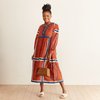 Antik Batik Gisele Long Dress - Red - Thumbnail 1