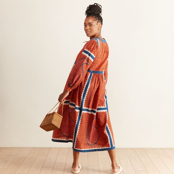 Antik Batik Gisele Long Dress - Red | Garmentory Antik Batik Gisele Long Dress - Red | Garmentory