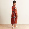 Antik Batik Gisele Long Dress - Red - Thumbnail 4