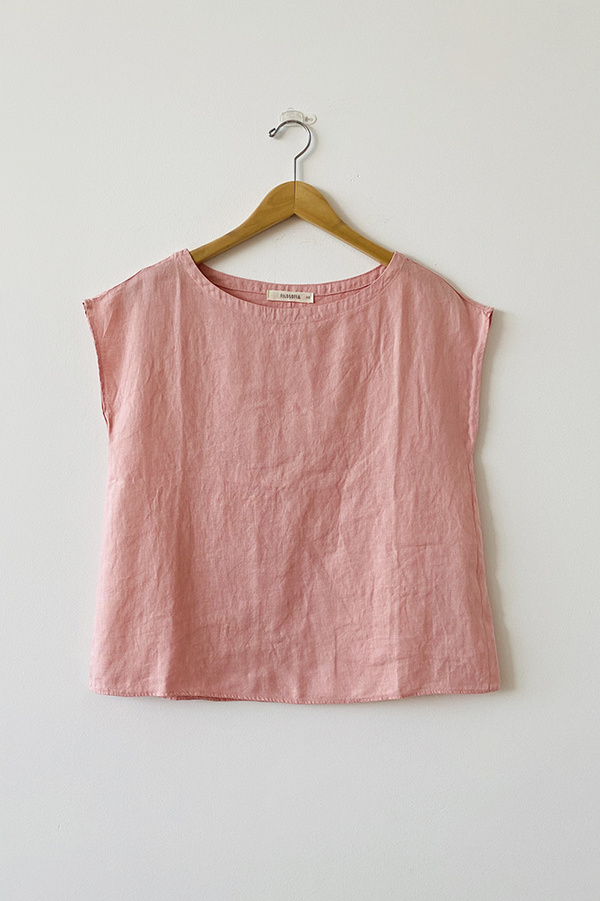 Filosofia Hazel Crop Top in Linen Filosofia Hazel Crop Top in Linen