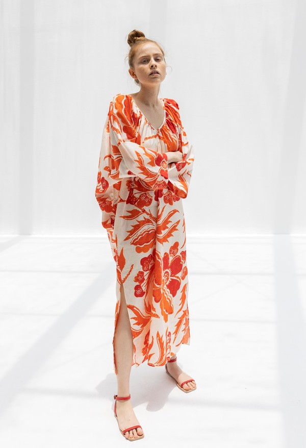 Mara Hoffman Luz Dress - Red Multi Mara Hoffman Luz Dress - Red Multi