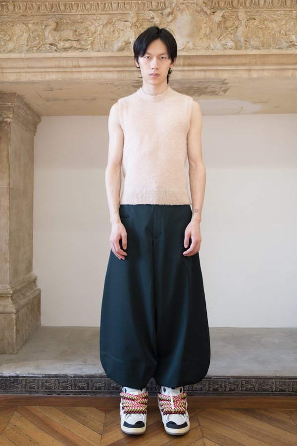 Lanvin Baby Alpaca Cashmere Knit Sleeveless Top - Pale Pink Lanvin Baby Alpaca Cashmere Knit Sleeveless Top - Pale Pink