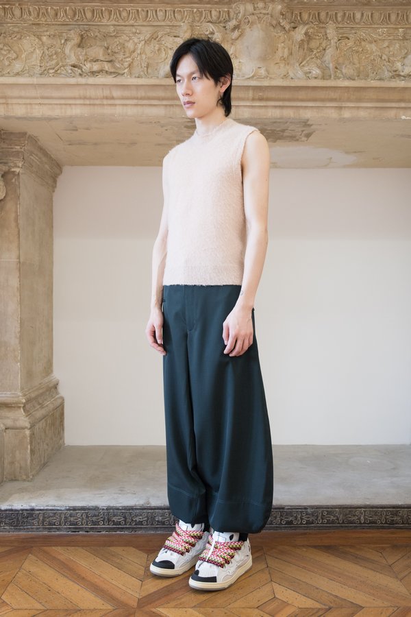 Lanvin Baby Alpaca Cashmere Knit Sleeveless Top - Pale Pink Lanvin Baby Alpaca Cashmere Knit Sleeveless Top - Pale Pink