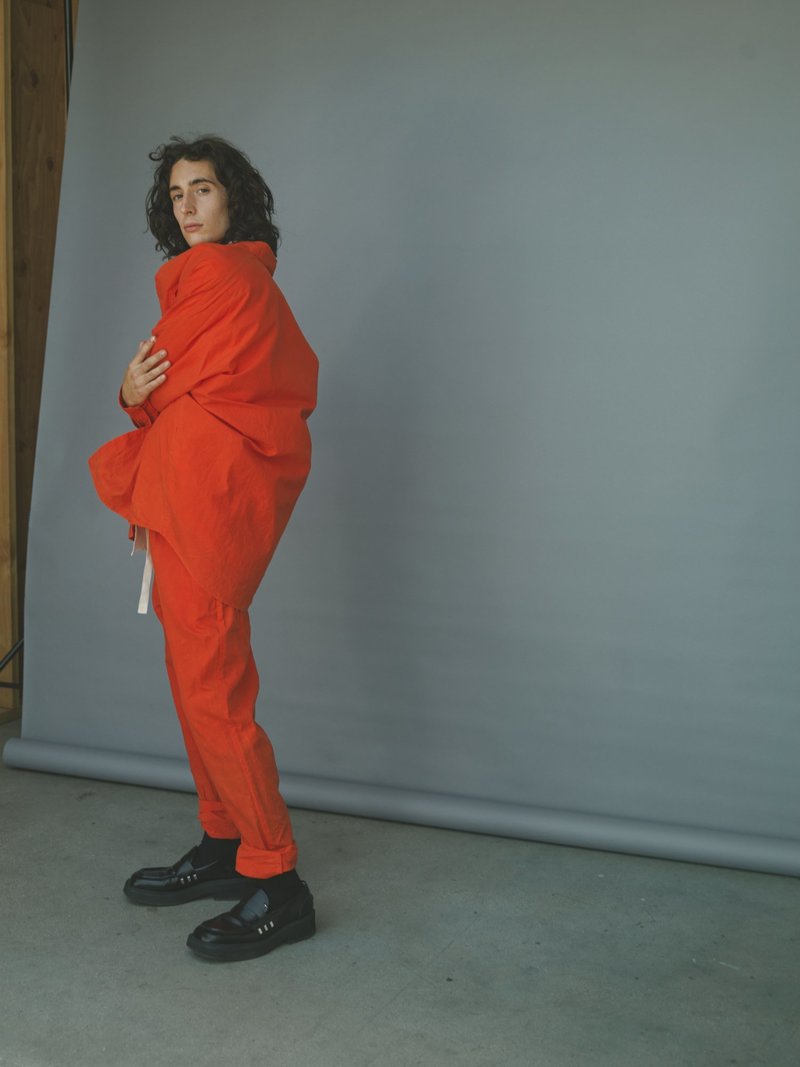 Casey Casey Cotton Waga Over Shirt - orange