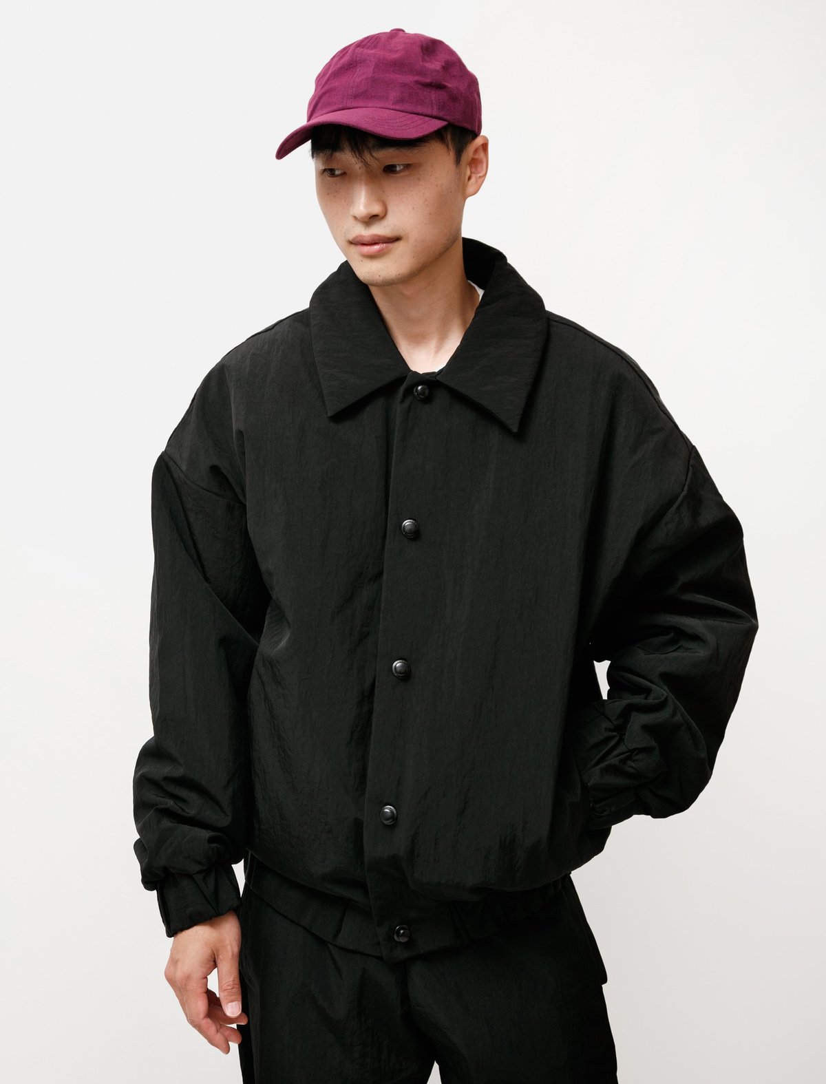 MAN-TLE R9 Down 3 Jakcet in Nylon - Black | Garmentory