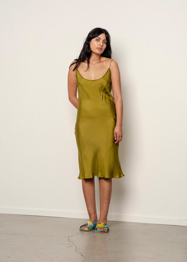 Penny Sage Duval Mini Dress - Chartreuse | Garmentory
