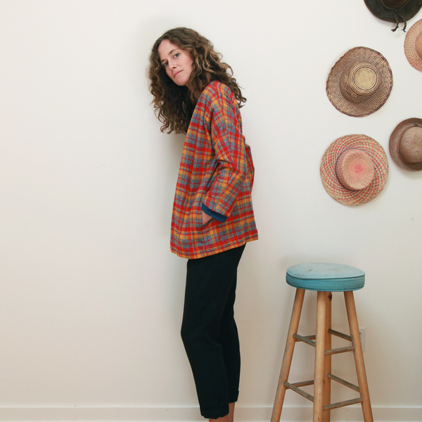 Me & Arrow Cardi Jacket - Fuzzy Red Plaid Me & Arrow Cardi Jacket - Fuzzy Red Plaid