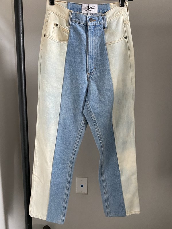 CIE Denim Over bleached Maxine Jean on Garmentory