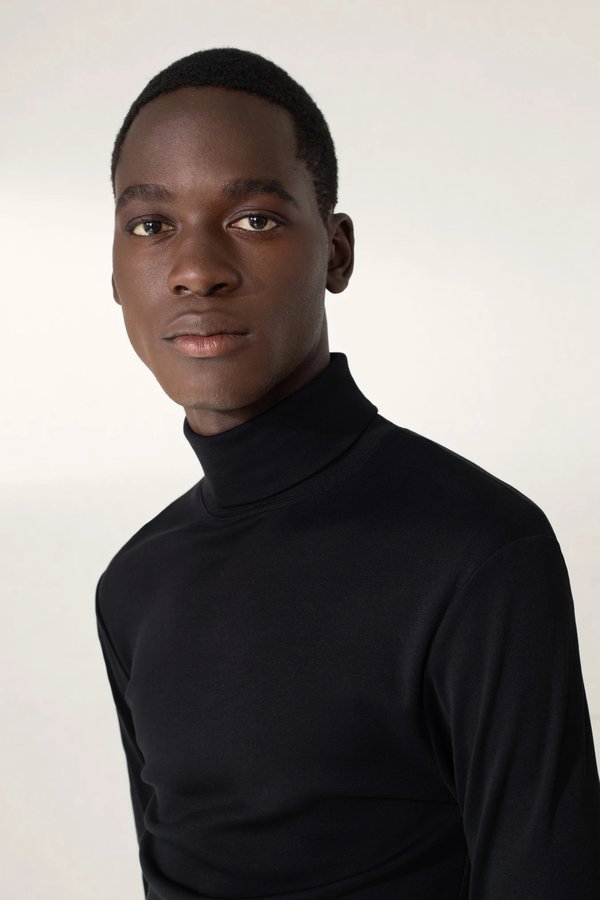Lemaire Rib turtleneck - black | Garmentory