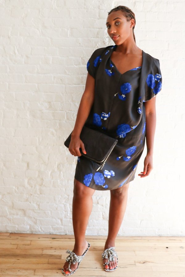 A Detacher Floral Midi Dress, Size 4 | Garmentory