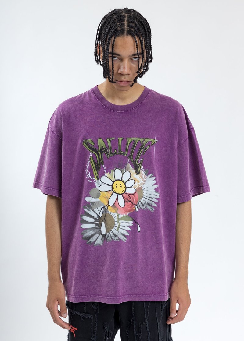 【SUNFLOWER】JAGGER TEE / BLACK L Sunflower Jagger Tee - Black | Garmentory