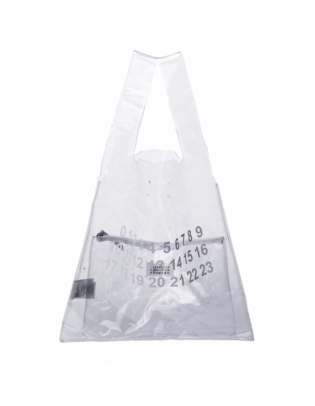 Maison Margiela Clear PVC Shopping Bag - White | Garmentory