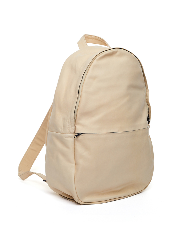 Isaac Reina Ultra Soft Leather Backpack - BEIGE Isaac Reina Ultra Soft Leather Backpack - BEIGE