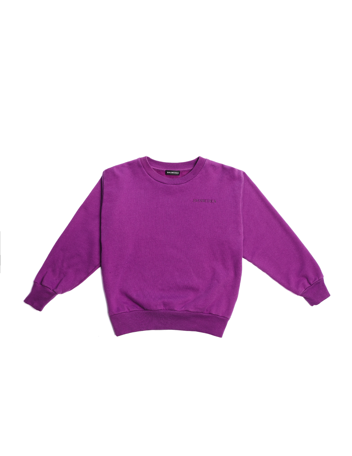 purple balenciaga sweatshirt