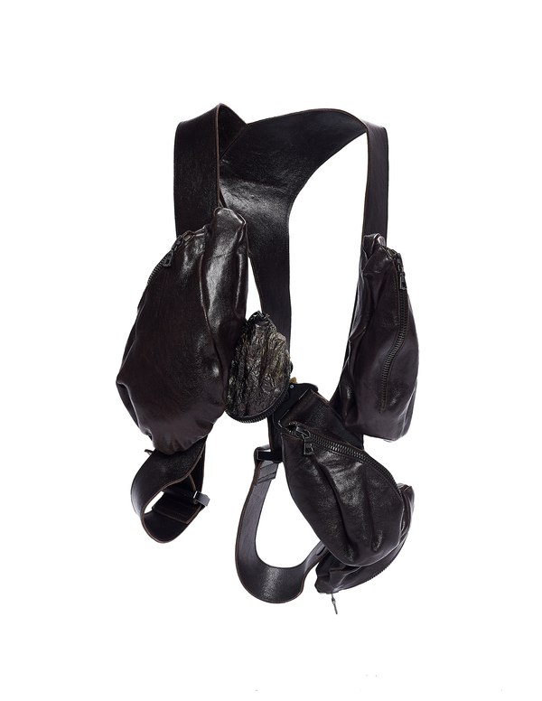 Leon Emanuel Blanck Pocket Vest Bag - Black Multi | Garmentory