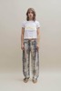 Gauntlett Cheng Zebra Panelled Pant - Zebra - Thumbnail 1