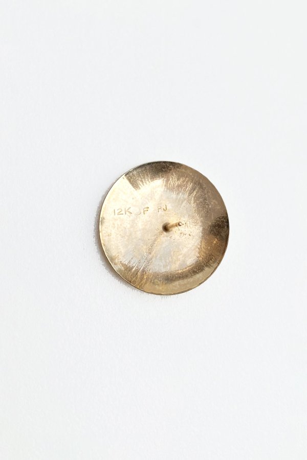 Vintage Round Sunburst Studs - 12k Gold Fill Vintage Round Sunburst Studs - 12k Gold Fill