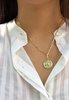 SS JEWELRY Lion Coin Pendant Necklace - Gold Vermeil - Thumbnail 1