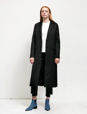 acne black coat