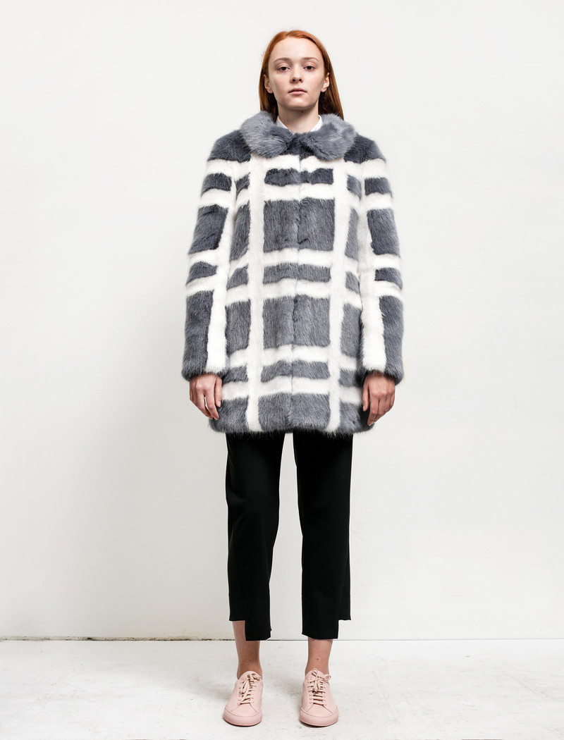 Shrimps Womens Edith Coat Flint/Cream