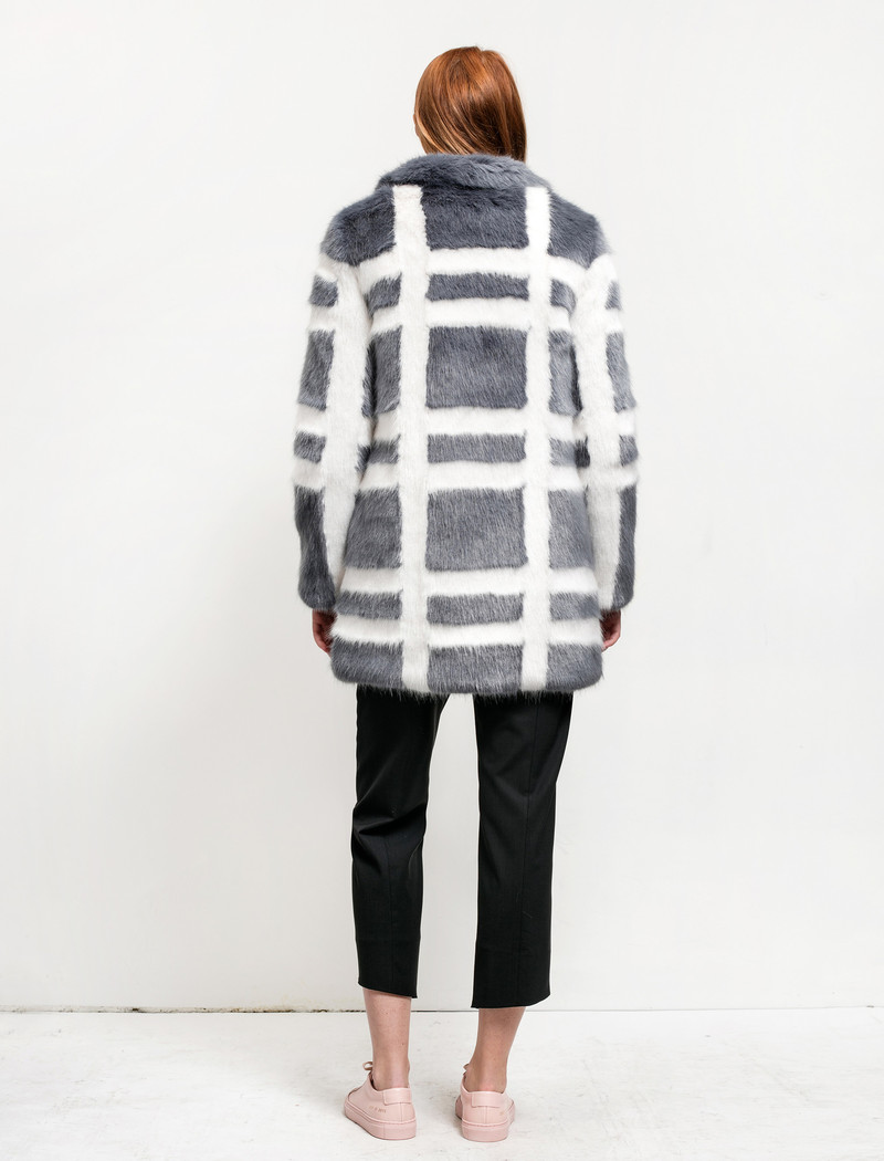 Shrimps Womens Edith Coat Flint/Cream