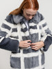 Shrimps Womens Edith Coat Flint/Cream - Thumbnail 7