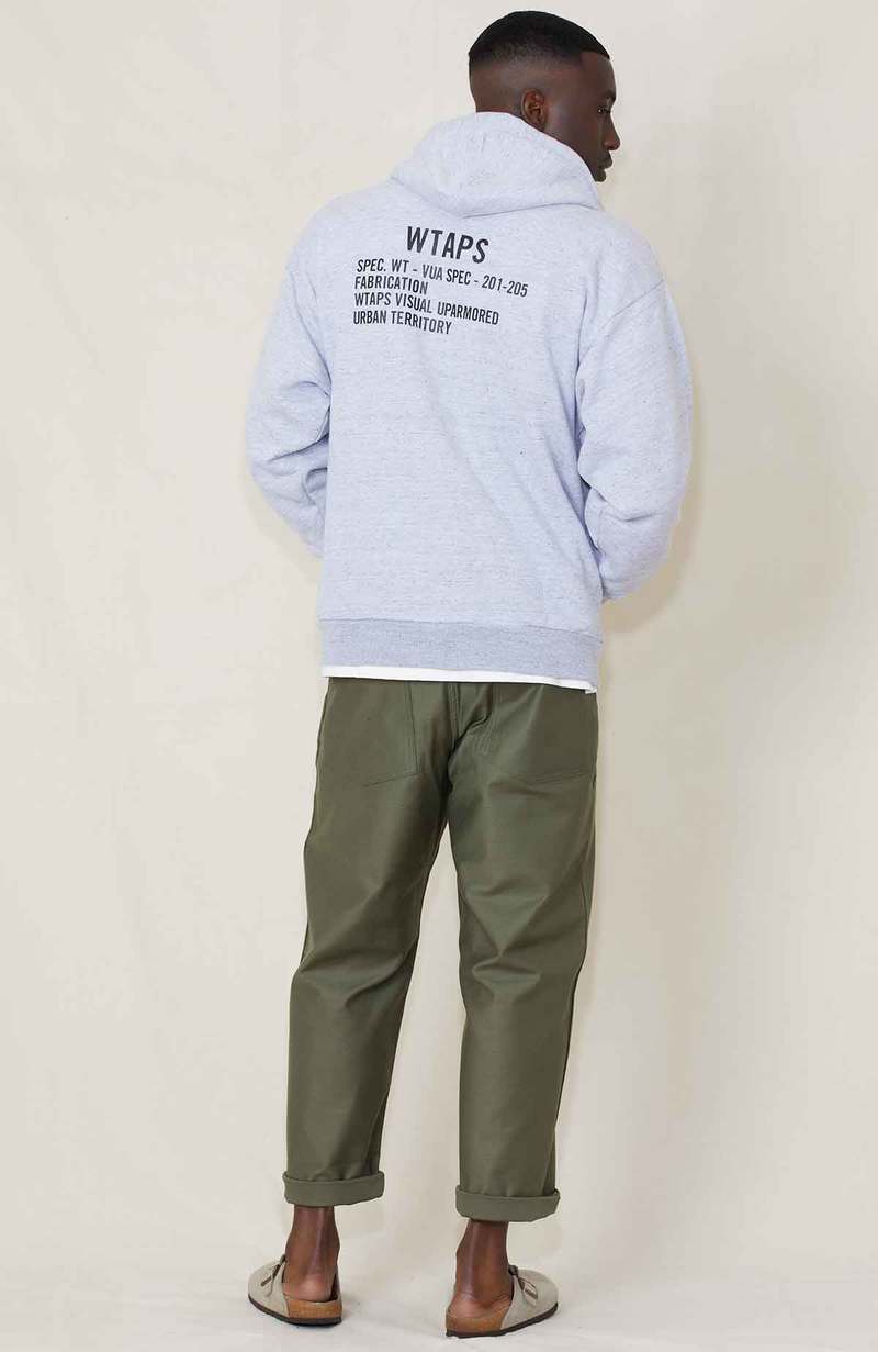 WTAPS ACADEMY COPO LOGO HOODIE - GREY | Garmentory 