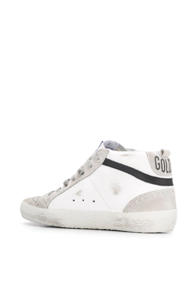【GOLDEN GOOSE / ゴールデングース】 MID STARホワイト GOLDEN GOOSE ゴールデングース Mid Star ミッドスター 加工
