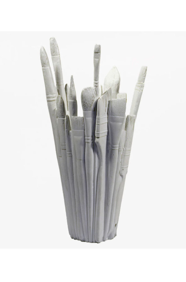 Areaware Reality Brush Vase - White Areaware Reality Brush Vase - White
