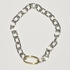 Machete Interchangeable Oval Link Necklace - Silver - Thumbnail 2
