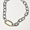 Machete Interchangeable Oval Link Necklace - Silver - Thumbnail 3
