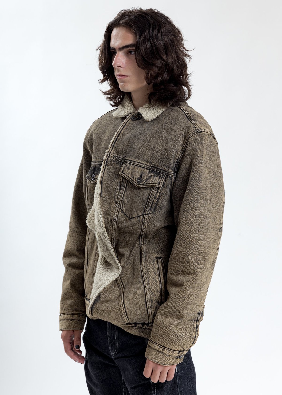 Y/PROJECT 21SS TWISTED DENIM JACKET XS 黒